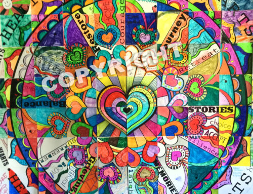 Healing Hearts Community Mandala Puzzle